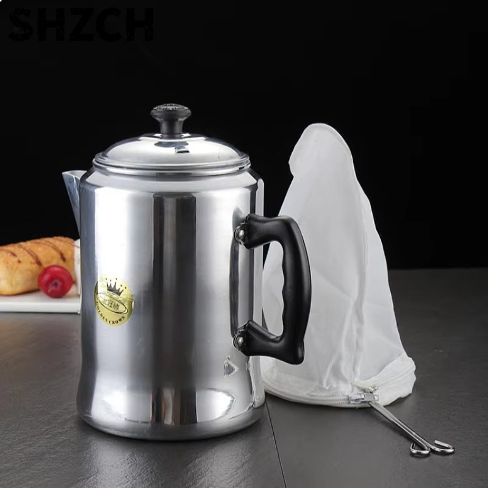 Coffee Tea Hong Kong - 홍콩 스타일 3L 알루미늄 스토브탑 커피
