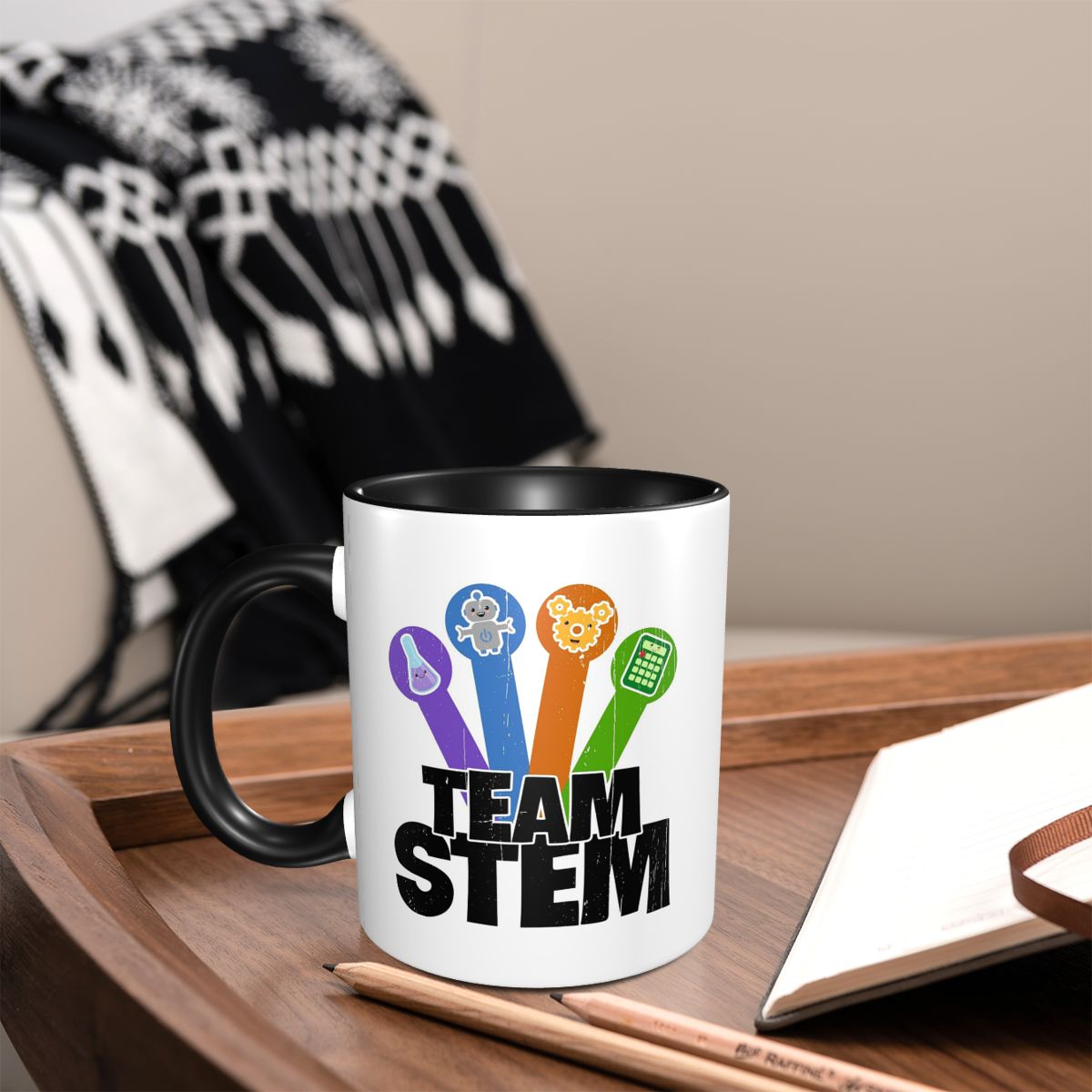 Coffee Tea Icon - 팀 STEM 과학 기술 공학 수학