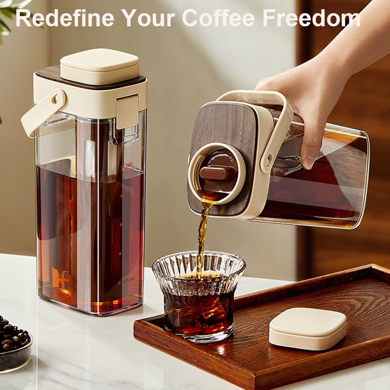 Coffee Tea Pots - 콜드브루 커피 피처, 새지 않는 밀폐형