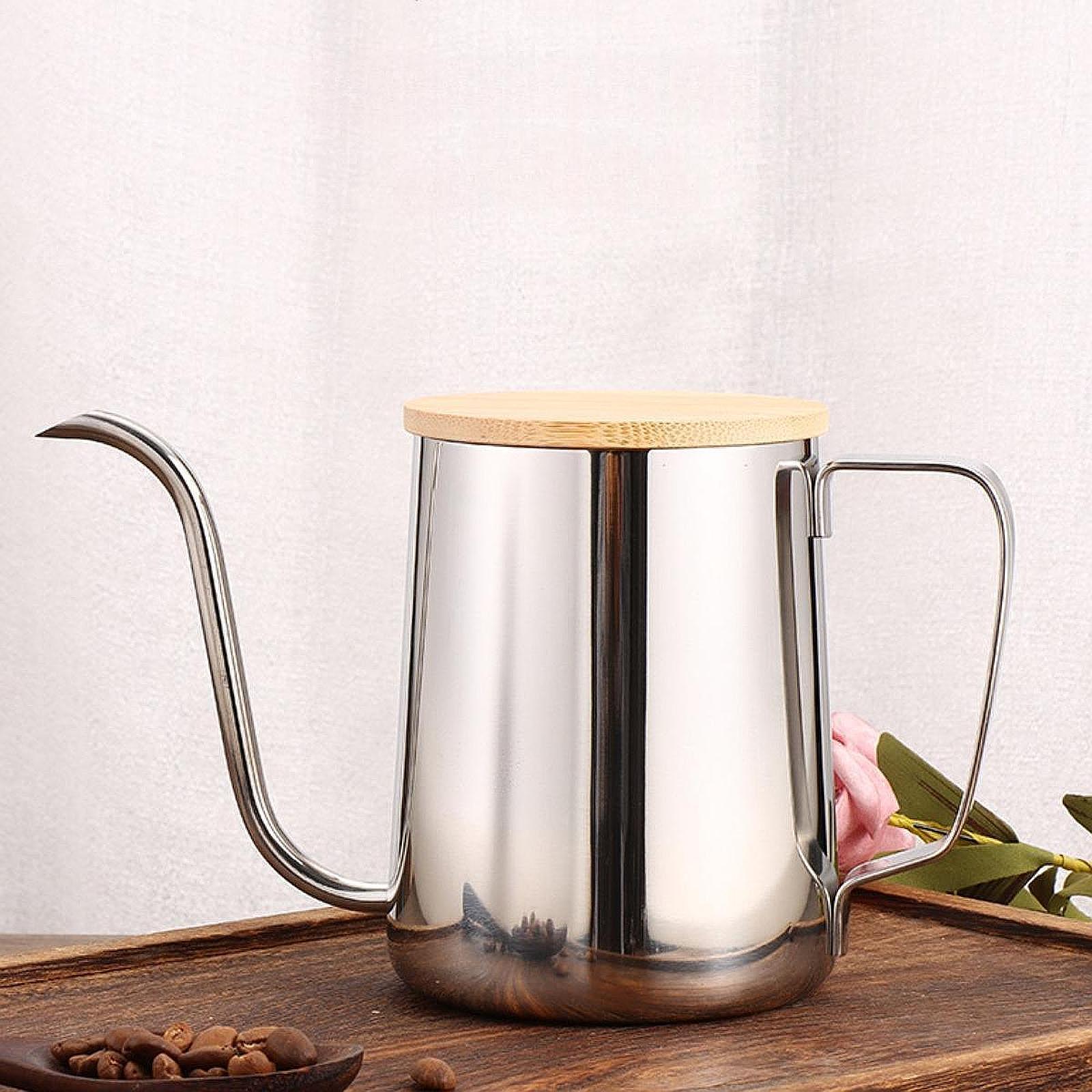 Coffee Tea Pots - 주전자 캠핑 커피 포트 600ml 긴