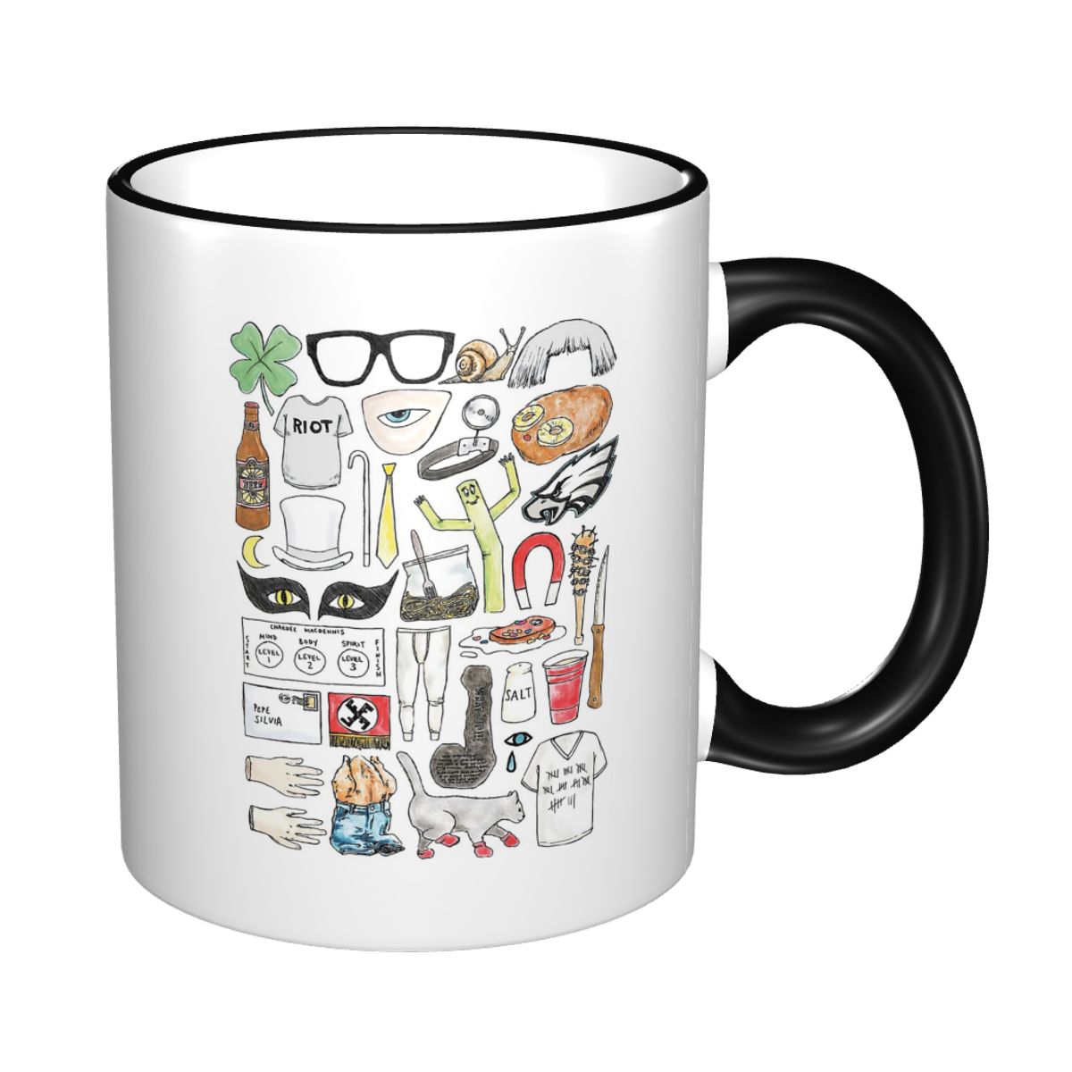 Coffee Tea Icon - 올웨이즈 써니 아이코닉 타임즈 머그 재미있는