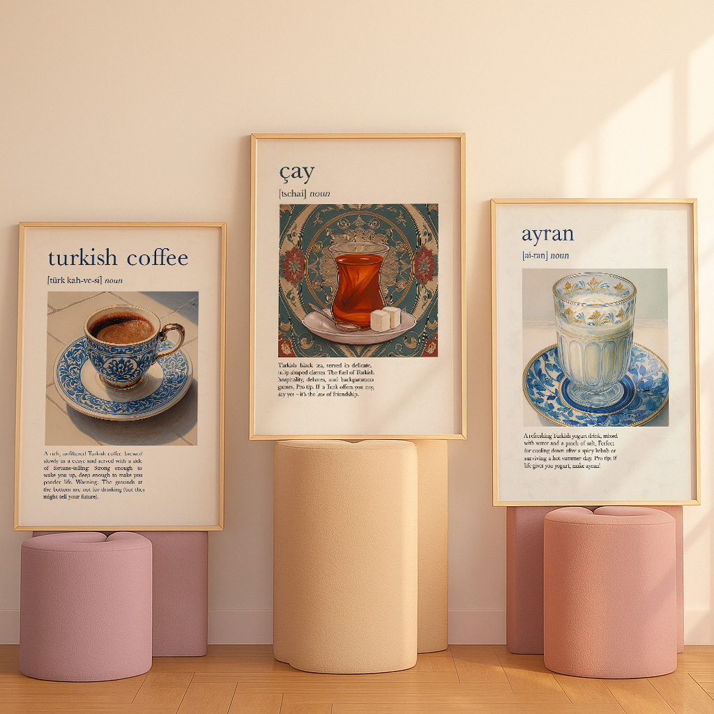 주방 포스터 전통 터키 프린트 바 커피 차 바클라바 이 - Coffee And Tea Lyrics 리뷰 및 가격