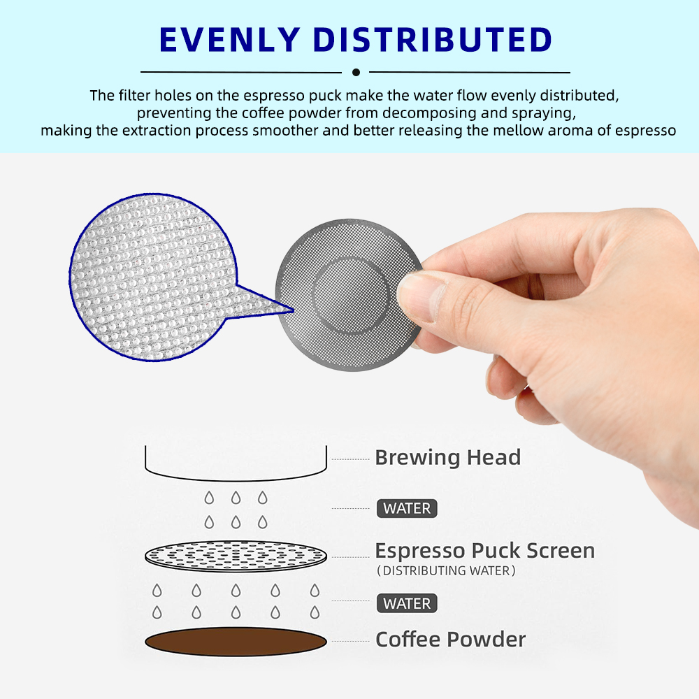 압력 더블 레이어 51mm 스테인레스 스틸 커피 필터  - Coffee And Tea Filter 리뷰 및 가격