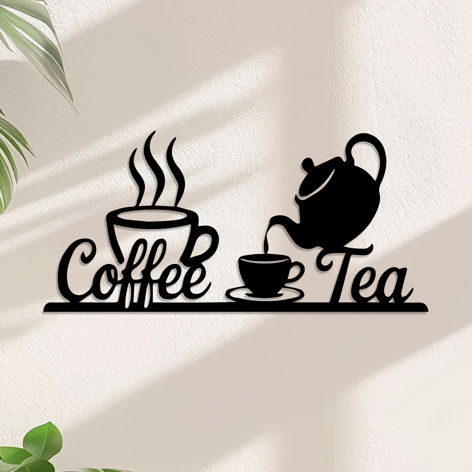 소박한 금속 커피 및 차 벽 장식 1피스 세트——빈티지 - Coffee Tea Icon 리뷰 및 가격