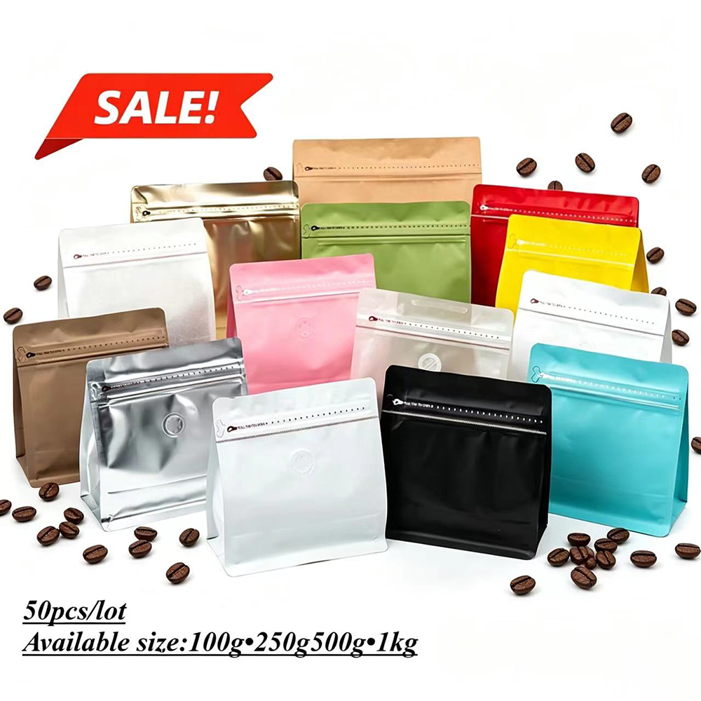 50pcs 매트 블랙 Mylar 알루미늄 호일 열 인감 - Coffee Tea Day 리뷰 및 가격