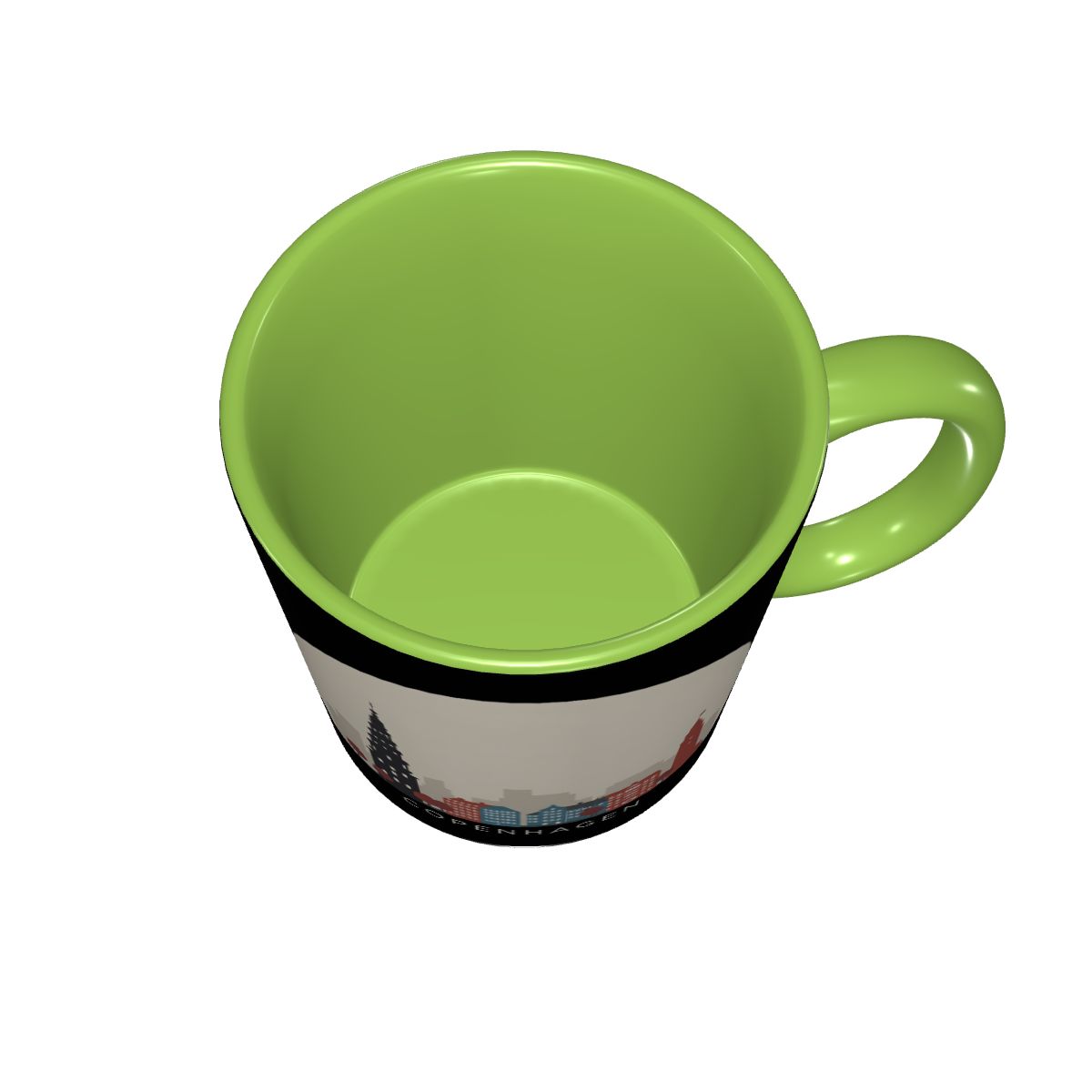 코펜하겐 여행 아이콘 머그컵 재미있는 세라믹 커피컵 차 - Coffee Tea Icon 리뷰 및 가격