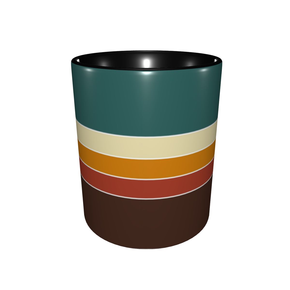 70년대 상징적인 노르딕 빈티지 레트로 스트라이프 가을 - Coffee Tea Icon 리뷰 및 가격