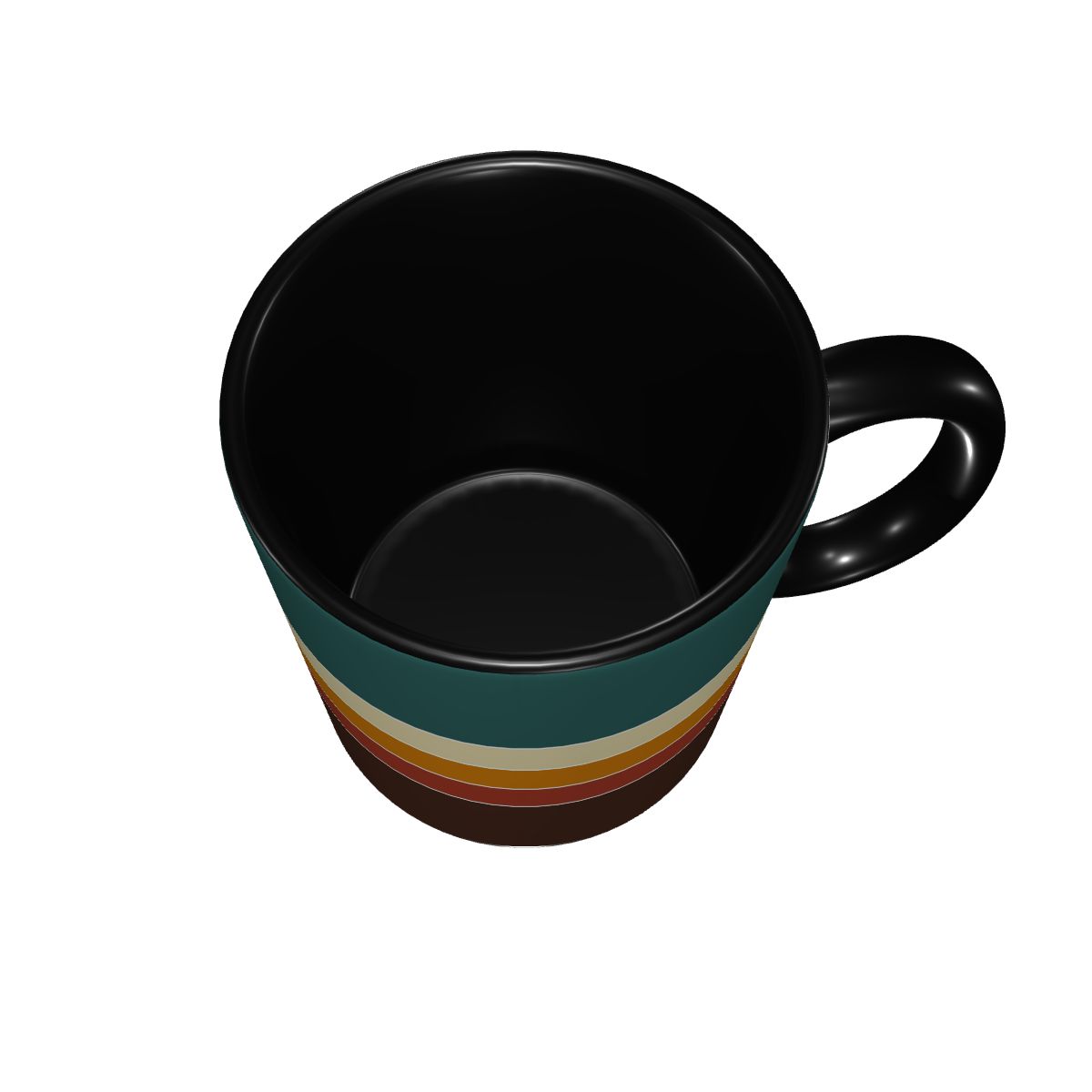 70년대 상징적인 노르딕 빈티지 레트로 스트라이프 가을 - Coffee Tea Icon 리뷰 및 가격