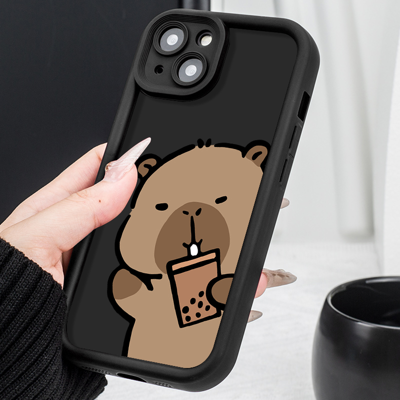 만화 귀여운 Capybara 케이스 Xiaomi Red - Coffee Plus Tea 리뷰 및 가격