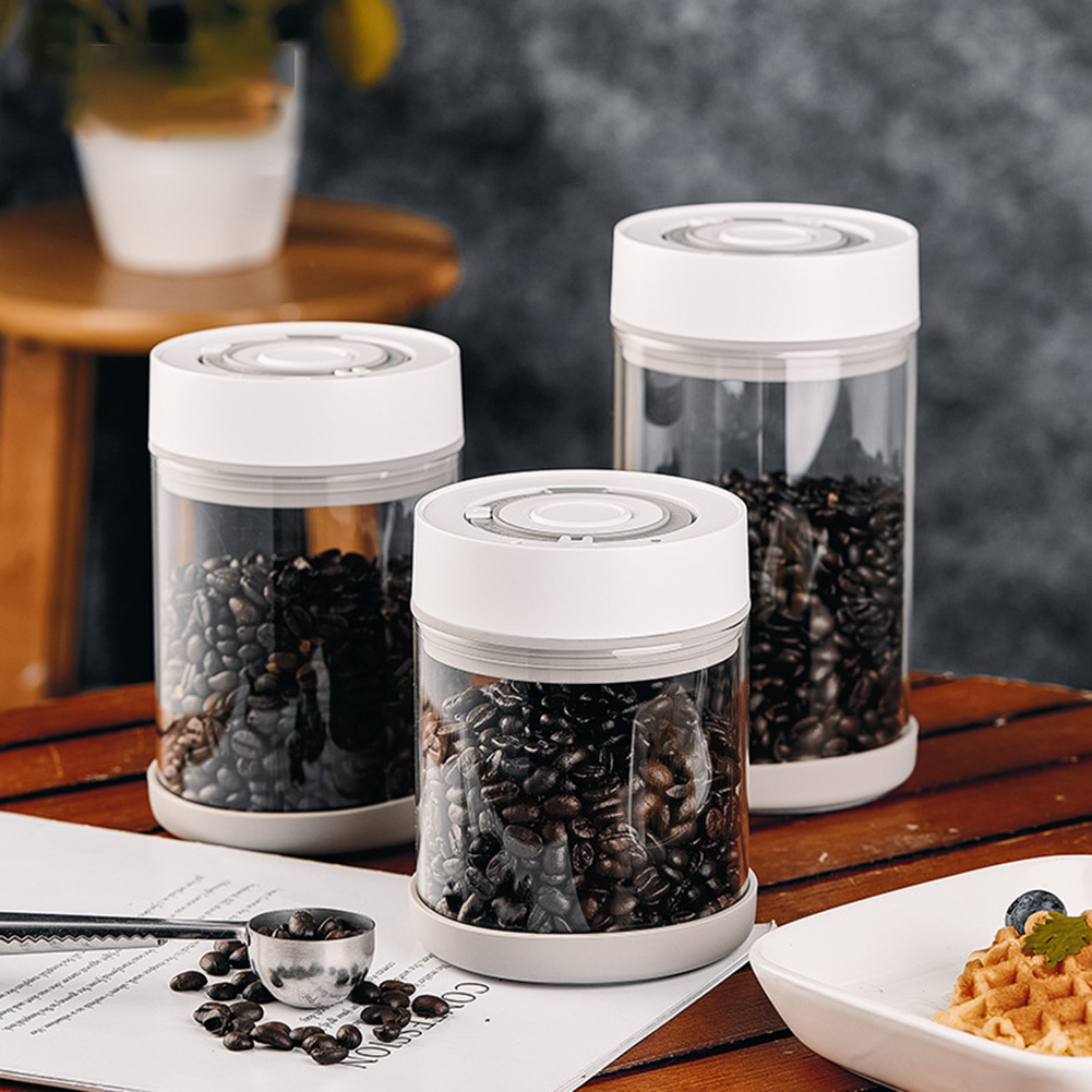 주방 습기 방지 유리 커피콩 항아리 자동 지능형 진공  - Coffee And Tea Filter 리뷰 및 가격