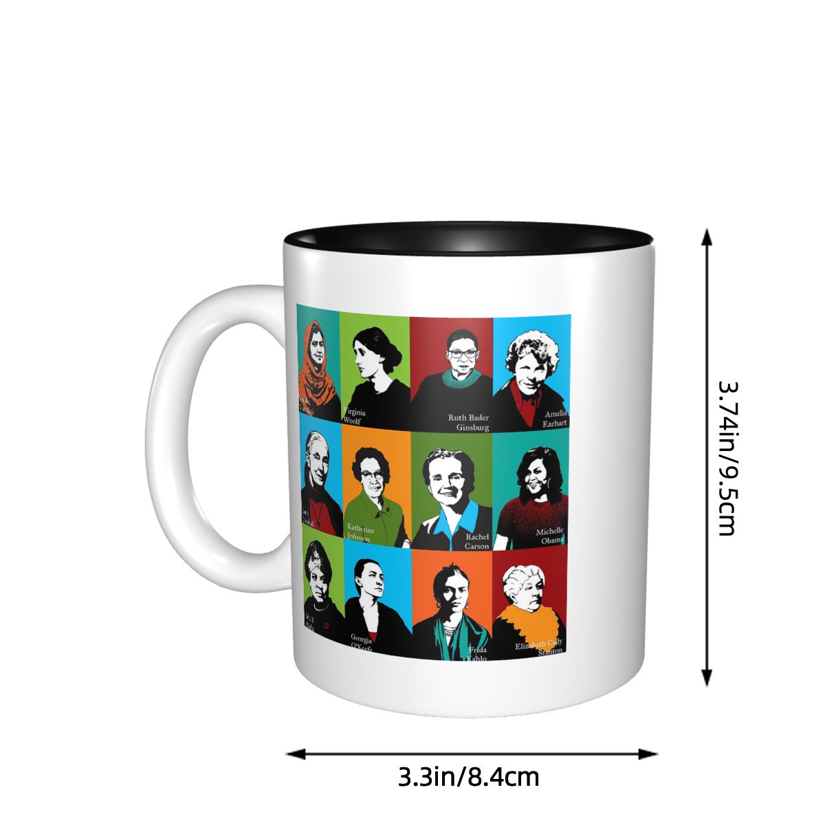 페미니스트 아이콘 머그잔 재미있는 세라믹 커피 컵 차  - Coffee Tea Icon 리뷰 및 가격