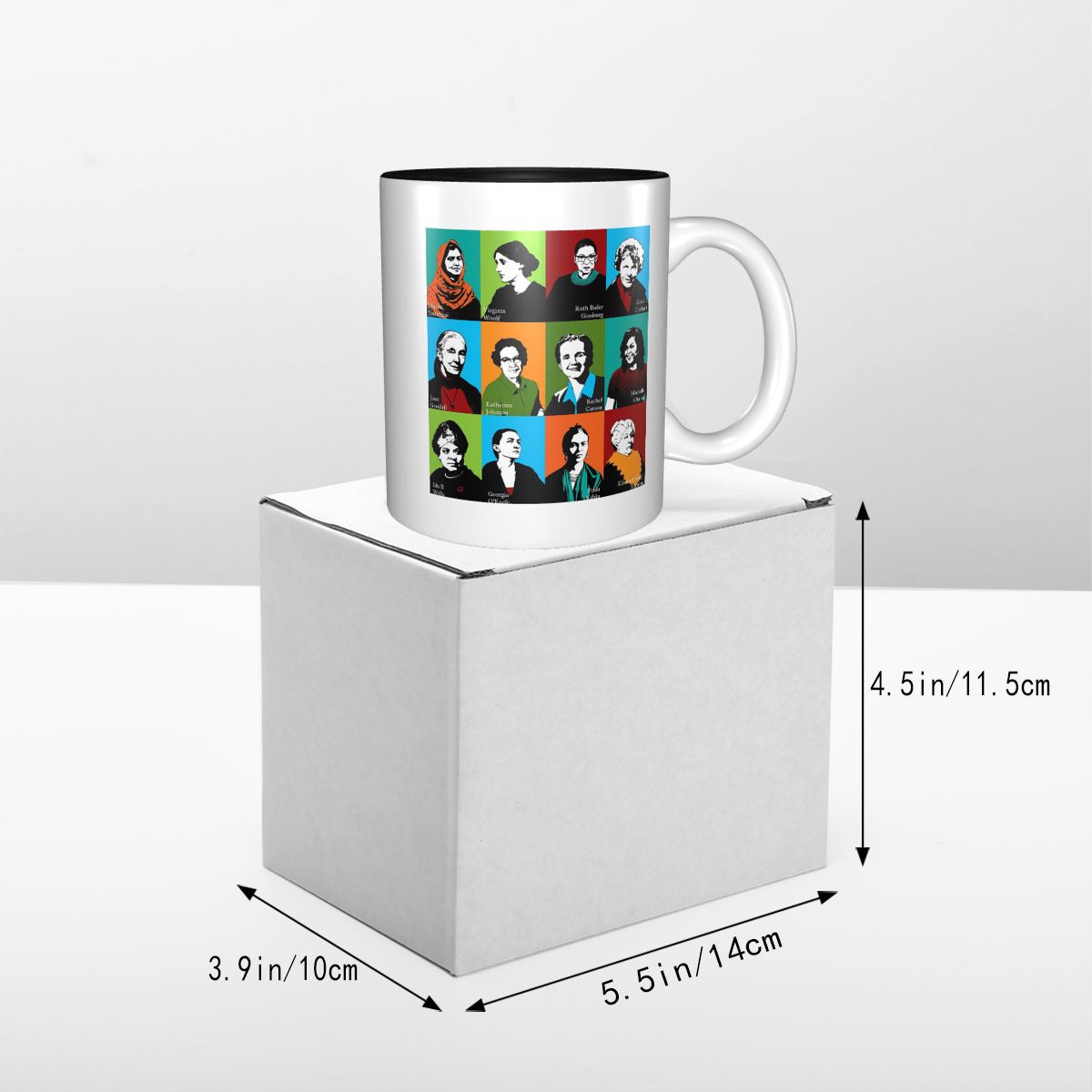 페미니스트 아이콘 머그잔 재미있는 세라믹 커피 컵 차  - Coffee Tea Icon 리뷰 및 가격