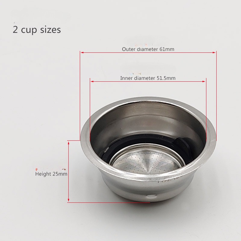 51mm 가압식 다공성 필터 스테인리스 스틸 이중층 커 - Coffee And Tea Filter 리뷰 및 가격