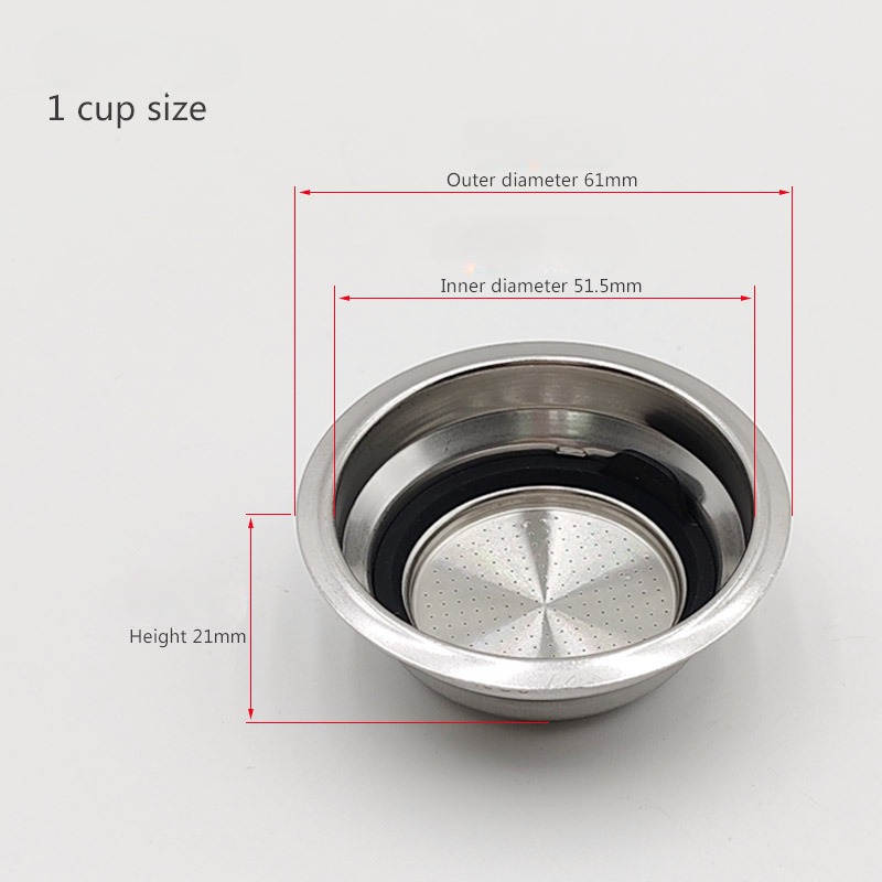 51mm 가압식 다공성 필터 스테인리스 스틸 이중층 커 - Coffee And Tea Filter 리뷰 및 가격