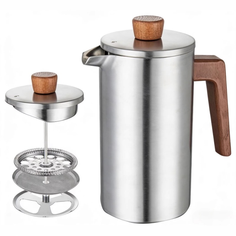 저스틴라우 1000ml 스테인리스 스틸 프렌치 프레스  - Coffee Tea Pots 리뷰 및 가격