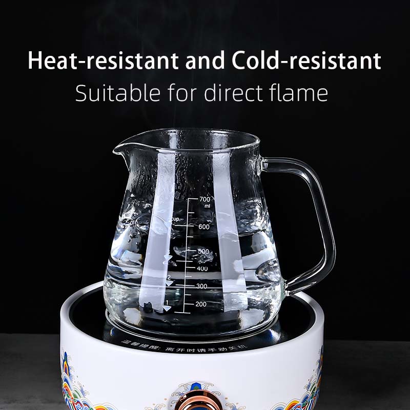 신제품 고보로실리케이트 700ml 유리 푸어 오버 커피 - Coffee Tea Pots 리뷰 및 가격