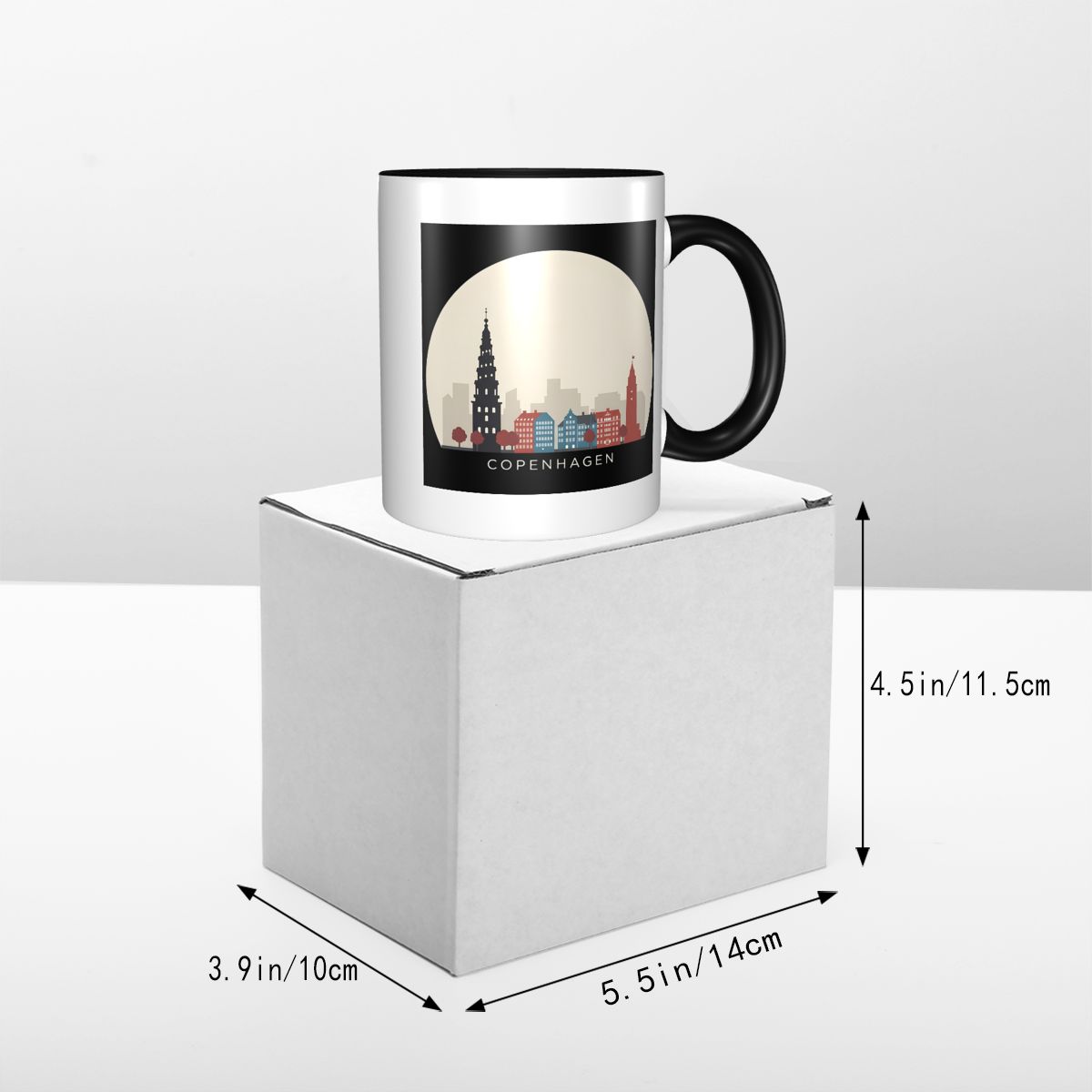 코펜하겐 여행 아이콘 머그 재미있는 세라믹 커피 컵 차 - Coffee Tea Icon 리뷰 및 가격