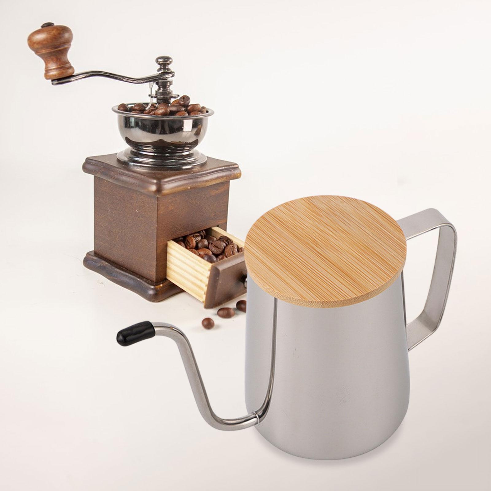 주전자 캠핑 커피 포트 600ml 긴 주둥이 차 주전자 - Coffee Tea Pots 리뷰 및 가격