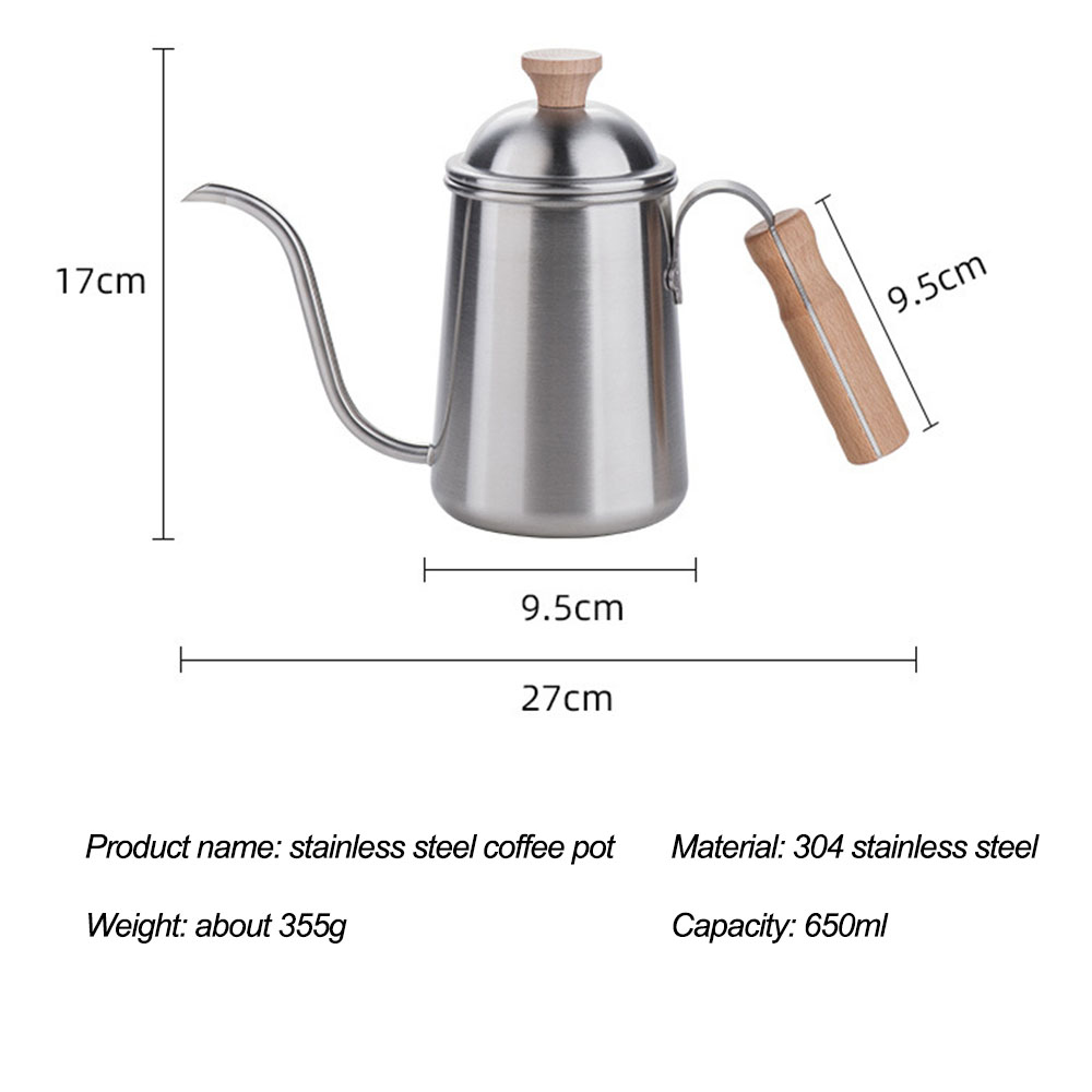 푸어 오버 커피 주전자 구즈넥 스테인레스 스틸 차 주전 - Coffee Tea Pots 리뷰 및 가격