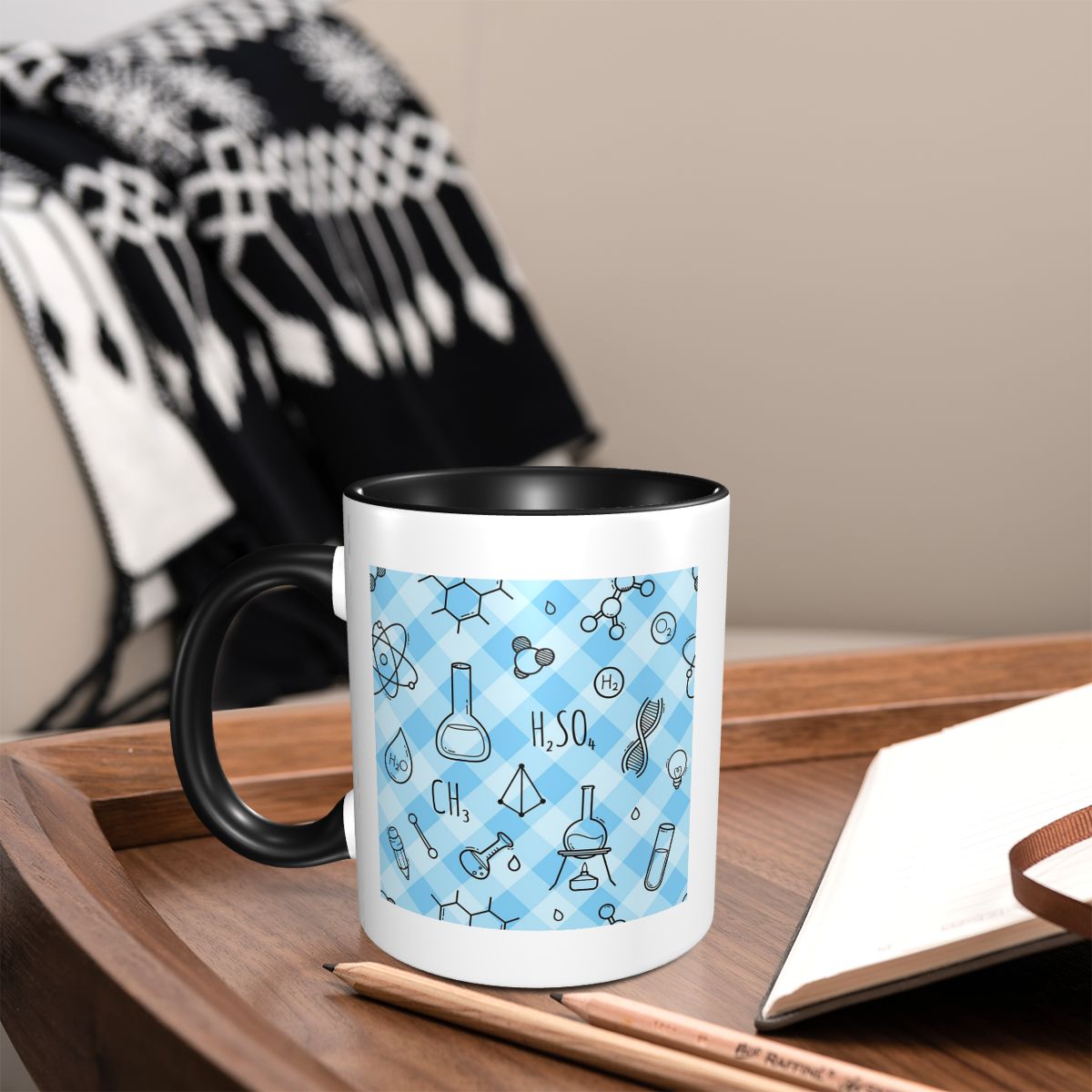 과학 아이콘 격자 무늬 패턴 현대적인 디자인 머그잔 재 - Coffee Tea Icon 리뷰 및 가격