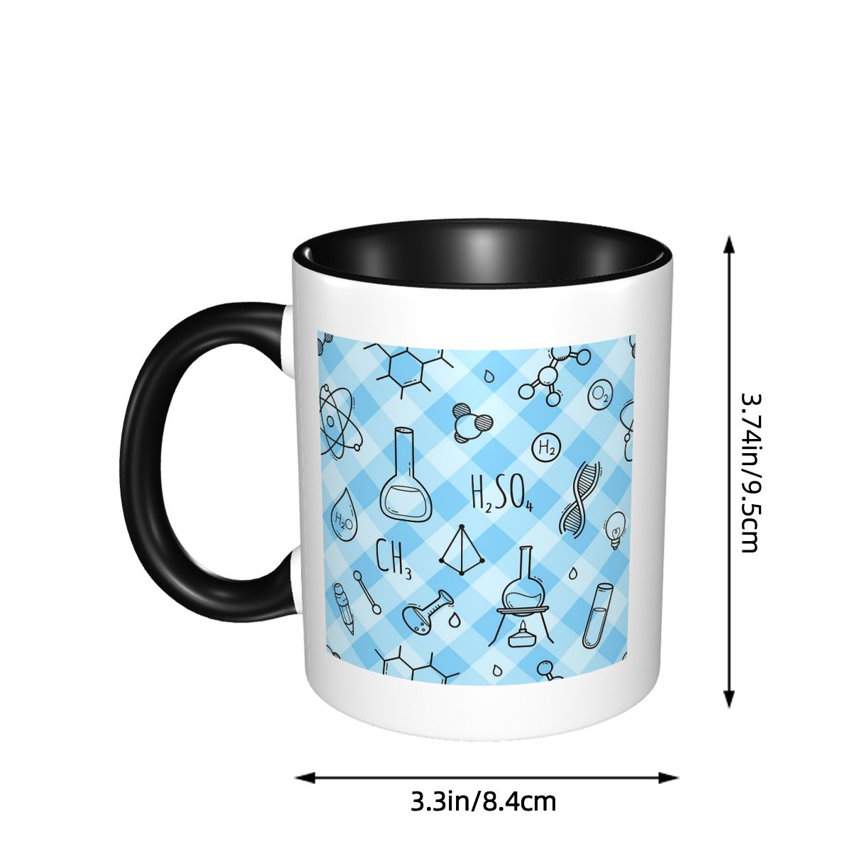 과학 아이콘 격자 무늬 패턴 현대적인 디자인 머그잔 재 - Coffee Tea Icon 리뷰 및 가격