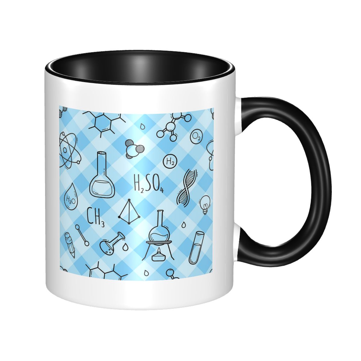 과학 아이콘 격자 무늬 패턴 현대적인 디자인 머그잔 재 - Coffee Tea Icon 리뷰 및 가격